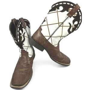 Ariat Dakota Dogger Longhorn Star Western Boot Quincy Collection Kids 6